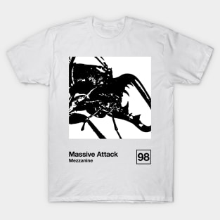 Mezzanine / Minimalist Style Graphic Artwork Design T-Shirt